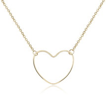 Women Heart Necklace Pendant Love Heart Perfect Outfit Jewerelly Gift - £3.58 GBP