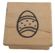 Great Impressions Rubber Stamp Decorated Easter Egg Dots Spring Card Making - $3.99
