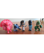 PJ Masks Lot 5 Figures Frog Box 2018 Romeo Gekko Catboy Owlette Night Ninja - $14.03 CAD