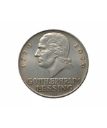 1929 German Lessing Commemorative Art Medal Restrike - Gettone storico - $13.24