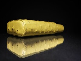 Brizard and Co  Ostrich Matcha Green Cigar Case NIB image 4