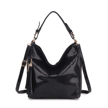 Gold Fashion Women Leather Handbags Female Shoulder Bag Ladies Hand Bags Purses  - £30.83 GBP