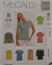 McCall's 8625 Misses Tops Size Medium-Large NEW - $6.72