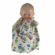 Antique All Bisque Small 3-1/2&quot; Jointed Baby Doll Dollhouse German Germany As Is - £18.23 GBP