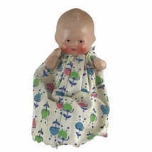 Antique All Bisque Small 3-1/2&quot; Jointed Baby Doll Dollhouse German Germany As Is - £17.31 GBP