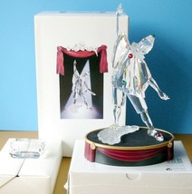 Swarovski Masquerade Pierrot SCS '99 Crystal Figurine 8"H w/Plaque & Stand - $128.00