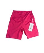 Tavi Active Biker Shorts Hot Pink Stash &amp; Dash Pockets 4-Way Stretch Large - $32.93 CAD