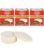 Hoch Back-Oblaten oblaten round wafers for baking  70mm -3 pack-FREE SHIP - $45.51 CAD