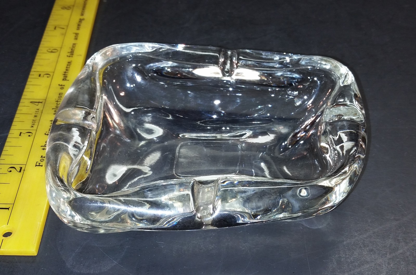 Primary image for Vintage Glass Ashtray Abstract or Odd Shape