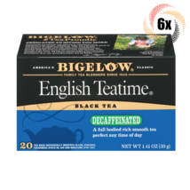 6x Boxes Bigelow English Teatime Decaffeinated Black Tea | 20 Per Box | ... - $35.47