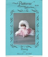 Patterns by Connie Lee Finchum P2242 ~ Penny ~ 21-22&quot; Doll - €5,12 EUR