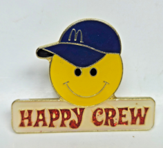 Mcdonalds Happy Crew Happy Face Baseball Hat Group II 2009 Lapel Pin Col... - $9.84 CAD