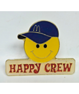 Mcdonalds Happy Crew Happy Face Baseball Hat Group II 2009 Lapel Pin Col... - $6.92