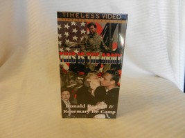 This is the Army (VHS/EP, 2000) Ronald Reagan, Rosemary DeCamp - £7.86 GBP