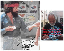 Tommy Chong signed Cheech &amp; Chong 8x10 photo exact proof COA .autographed. - £89.95 GBP