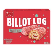 4 boxes ( 6 per box) of Vachon Billot Log Jelly and cream Cakes 288g Fro... - $40.64