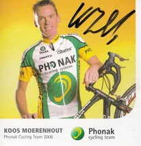 Koos moerenhout dutch cycling cyclist champion phonak team hand signed photo 77727 p thumb200