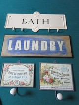 Compatible with Vintage Wall Signs: 2 Compatible with Antique Pharmacy O... - $62.71