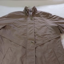 Giorgio Morandi Women's Tan/Khaki Full Zip Coat Jacket Size L Chest Measured 51" image 14