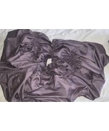 THRESHOLD Purple 100% Cotton Fitted Bed Sheet w/Double Elastic Twin - $22.96 CAD