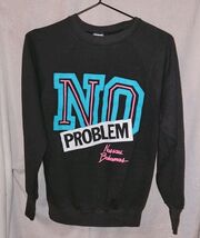 VTG Signal No Problem Nassau Bahamas Sweatshirt Medium USA Made Black Gr... - $27.99