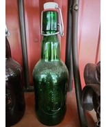 Vintage Grolsch Beer Lager Beer Bottle Green Resealable Swing Top Home Brew - $6.83