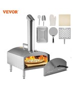 12&quot; Stainless Steel Portable Wood Fired Pizza Oven - $372.41 CAD