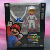 Nintendo The Super Mario Bros. Movie Peach Action Figure Winged Blue Shell Jakks - $14.69