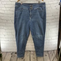 Lane Bryant Blue Jeans Womens Plus Sz 20 Reg Skinny   - $29.69