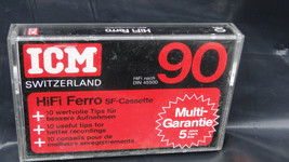 Rare Vintage ICM HIFI Ferro C90 Audio Cassette Tape Switerland - £16.37 GBP