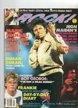 VINTAGE Apr 1985 Rock! Magazine Michael Jackson Duran Duran Iron Maiden - £46.43 GBP