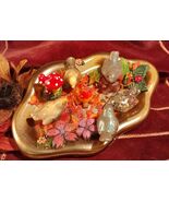 Fall Bird Family Scene Decor Autumn Table Collections Mantle Shelf Big W... - $23.36 CAD
