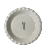 RAE DUNN ARTISAN COLLECTION PIE Pie Pan 10&quot; Ivory Ceramic Baking Dish NEW - £17.59 GBP