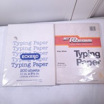 NEW Typing Paper Eckerd &amp; St. Regis 8.5x 11&quot; 2 Packs 300 Sheets total Vi... - £25.50 GBP