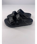 Birkenstock Sandals Womens Size 38 7 Black Rubber Slip On Comfort Summer... - €31,52 EUR