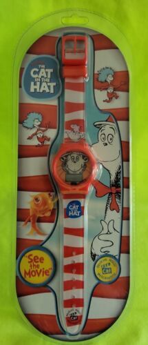 Dr Seuss' Cat In The Hat LCD Watch Universal Official Movie Merchandise - New - £13.46 GBP