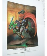Legend of Zelda Ocarina of Time Poster # 2 Link vs Ganondorf Nintendo 64... - £47.01 GBP