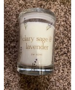 DW Home Clary Sage &amp; Lavender Elegant All Glass Candle With Top 14.8 Oz - $739.65 MXN