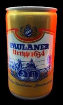 Old Vintage Paulaner Beer Can Metal Sign 8x12in  Mancave Garage 33 - $24.74