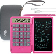 Calculator By Hion, 12 Digit Large Display Office Desk Calculators With, Pink. - £35.84 GBP
