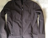 Lucy Lightweight Brown Long Sleeve Light Jacket Poly Bl Sz Medium - $18.69