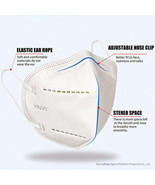 KN95 Protective  5 Layers Face Mask Disposable Respirator BFE 95%  (4 Ma... - $7.71