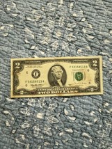 2$ dollar bill 1995 series Circulated US Vintage Note! - $23.38