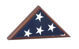 Cherry Presidential Flag Case for 5&#39; X 9.5&#39; Flag, Cremation Urn Base Available - £176.93 GBP