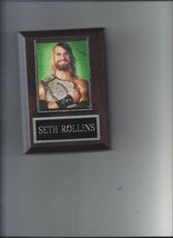 Seth Rollins Plaque Wrestling Wwe With Belt The Shield - £3.10 GBP