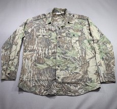 Sports Afield Camo Hunting Shirt Large Realtree Button Tab pockets  - £20.64 GBP