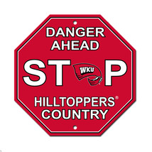 Western Kentucky Hilltoppers NCAA 12&quot; x 12&quot; Stop Sign by Fremont Die - £11.26 GBP