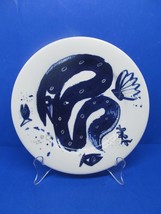 Gilitzer Ocean Germany Porcelain Blue EEL 8 1/2&quot; Luncheon Plate VGC - £15.96 GBP