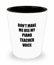 Piano Teacher Shot Glass Coworker Gift Idea Funny Gag For Job Liquor Lover Alcoh - £9.64 GBP