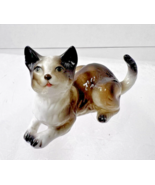 SM Sweet Baby Kitten Cat Laying Down Bone China Figurine Miniature 2 1/4... - $16.34